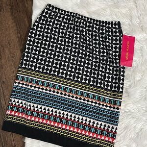 NWT! Sunny Leigh Patterned Skirt